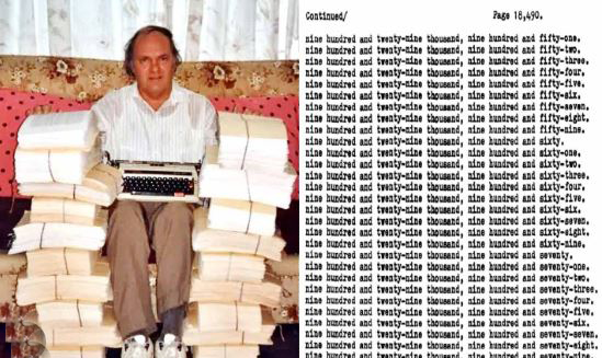 16 years of hard work, 19 thousand pages used