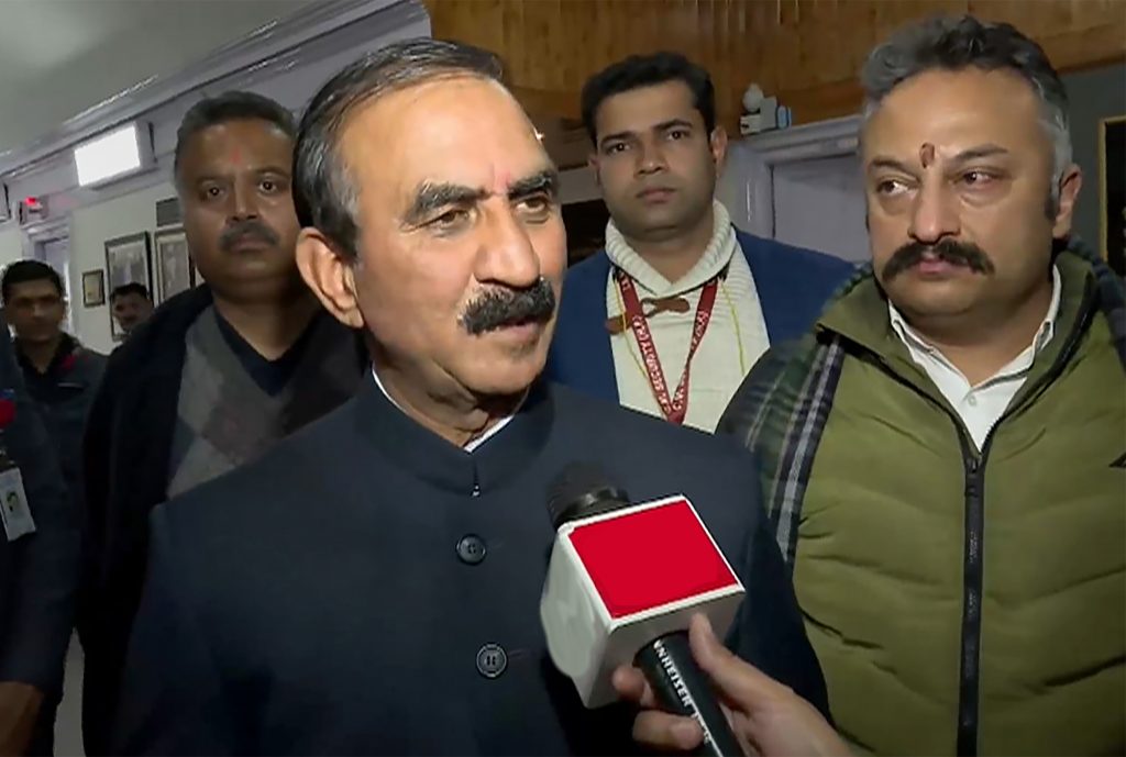 A political struggle raged in Himachal Pradesh