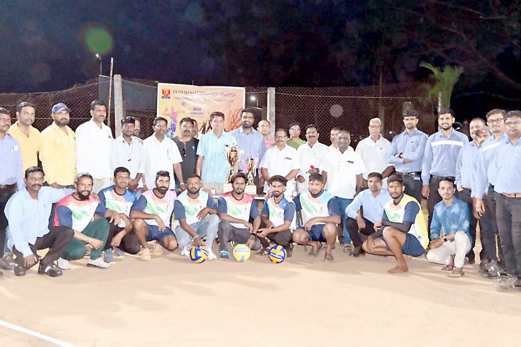 In Hindalco's volleyball tournament spirit