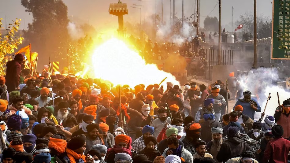 Violent turn of farmers' agitation