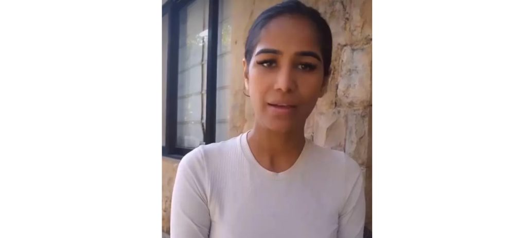 Demand for action against Poonam Pandey who composed 'Mrityu Che Natak'