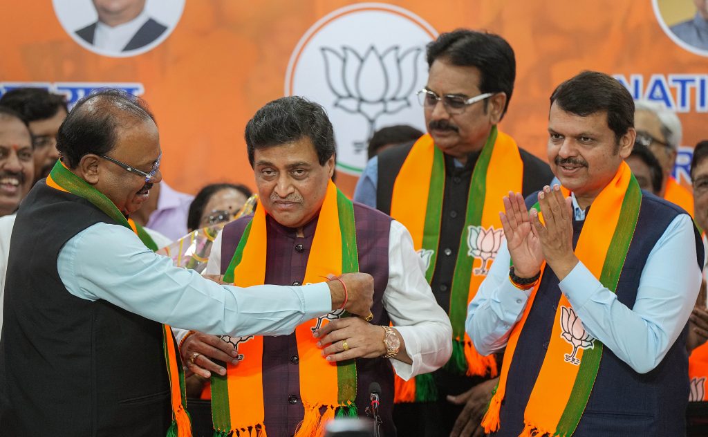 Former Chief Minister Ashok Chavan joins BJP