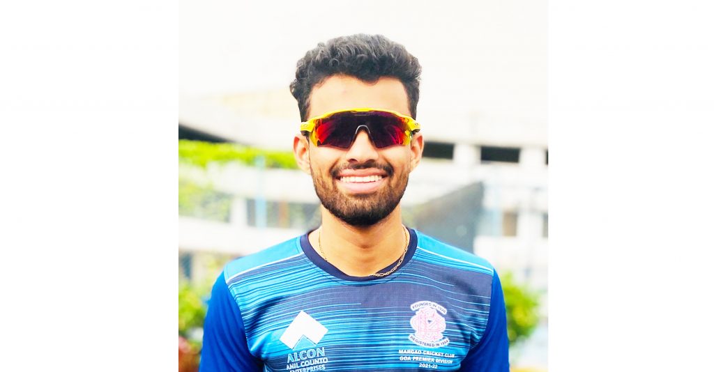Kadoli's Prathamesh Dongre selected in Goa cricket team