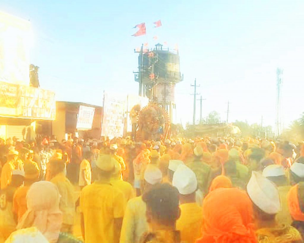 The Yatra of Shri Mahalakshmi Devi at Basarikatti is enthusiastically narrated