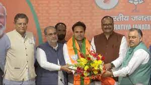 BSP MP Ritesh Pandey joins BJP