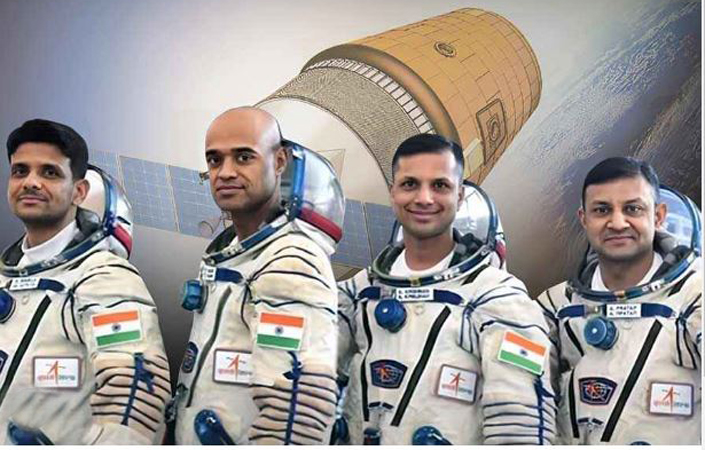Gaganyaan's four astronauts announced