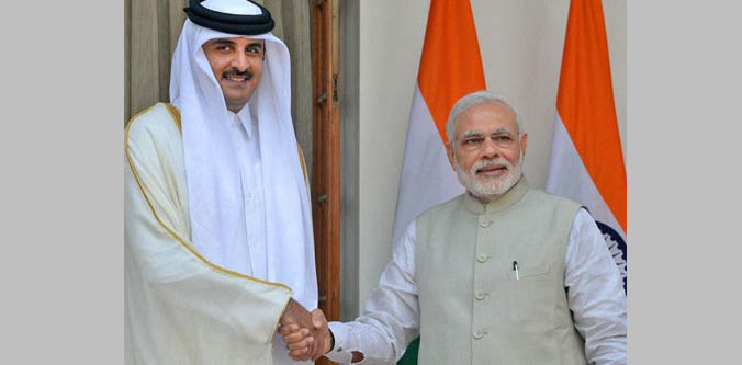 मोदींच्या कतार भेटीमुळे आठ भारतीयांना जीवदान Eight Indians lost their lives due to Modi's visit to Qatar