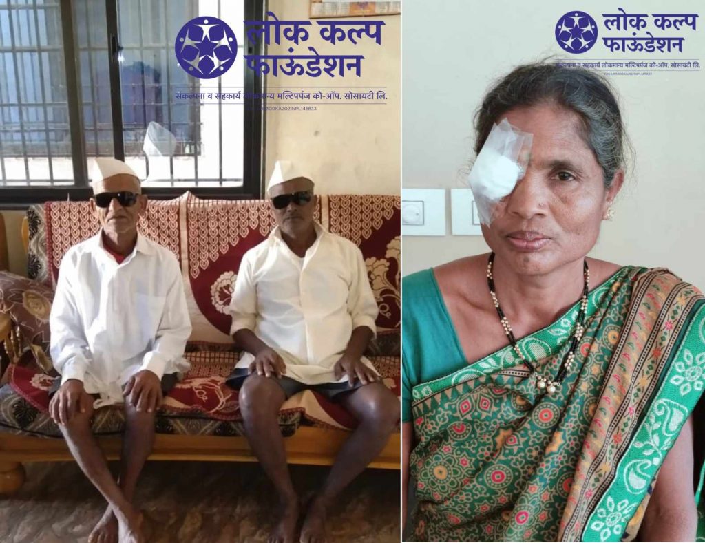 Cataract surgery on patients by Lokkalp Foundation