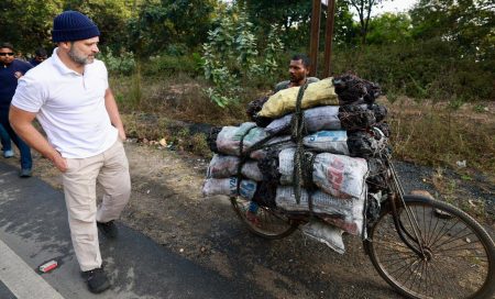 Rahul Gandhi interacted with coal miners