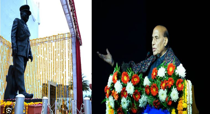 Unveiling of statue of General Bipin Rawat
