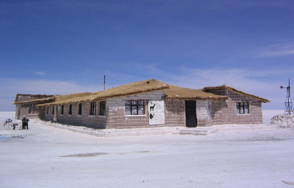 A hotel made only of salt