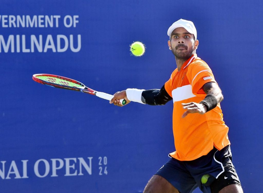 Sumeet Nagal in the quarterfinals