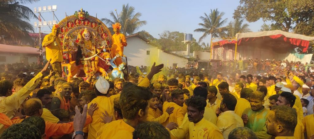 करंबळ लक्ष्मीदेवी यात्रोत्सवाची उत्साहात सांगता Karambal Laxmidevi enthusiastically recounts the yatra festival