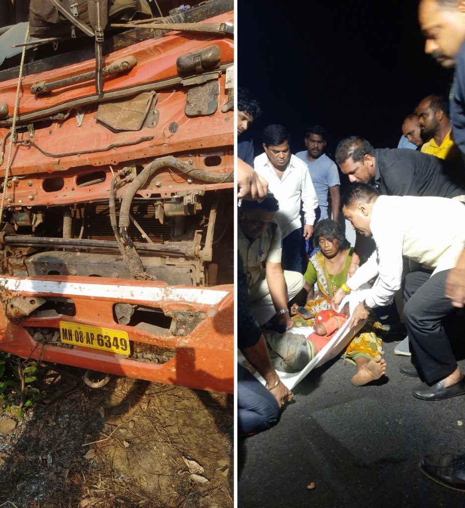 केपे अपघातात 2 ठार, 10 जखमी 2 killed, 10 injured in Kepe accident