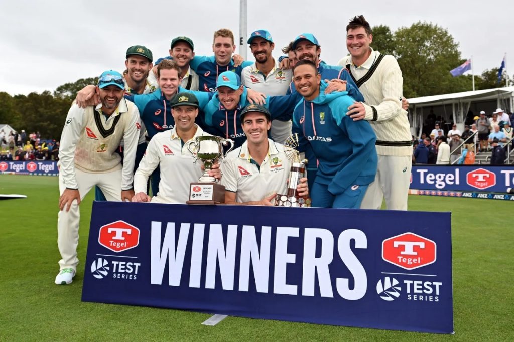 Australia's Test series win over the Kiwis