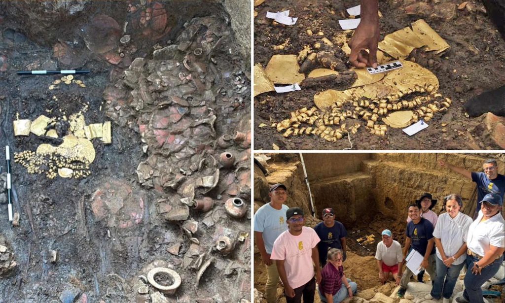 Ancient tomb filled with gold found in Panama