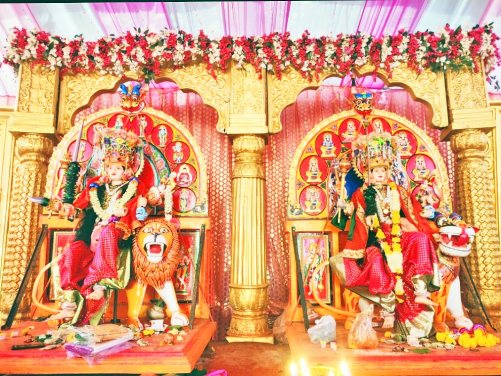 Installation of Lakshmi Devi at Bekwad on Gadage