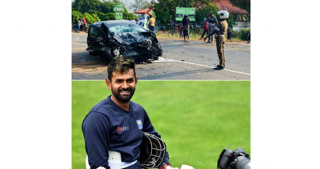 श्रीलंकेचा माजी खेळाडू लाहिरू थिरिमाने कार अपघातात जखमी Former Sri Lankan player Lahiru Thirima injured in a car accident