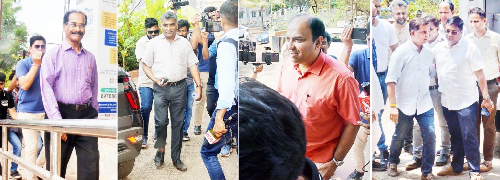 चारही जणांची दहा तास चौकशी All four were interrogated for ten hours