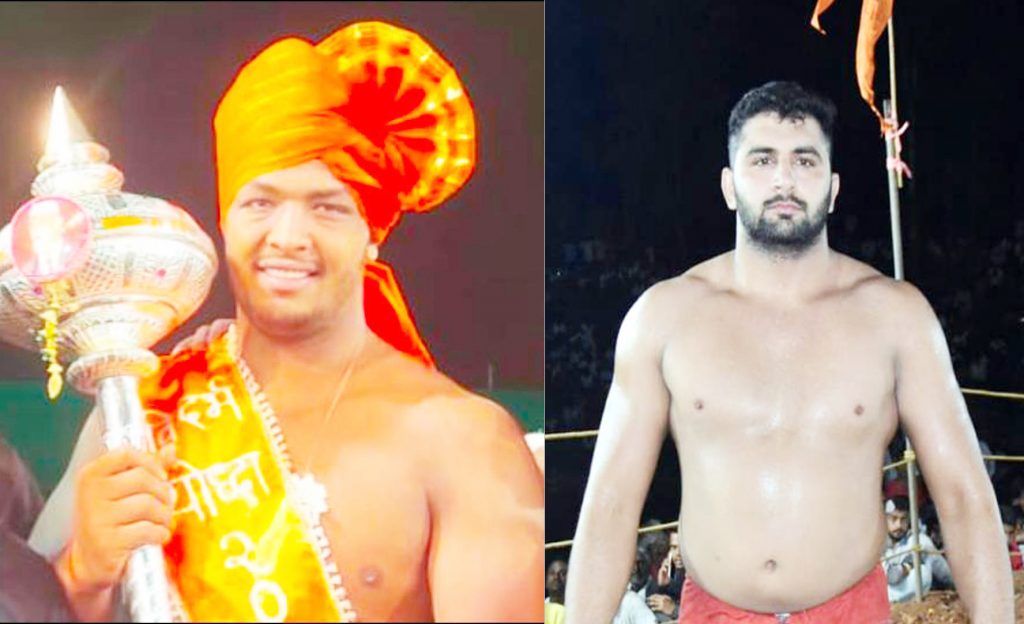 हनुमान कुस्तीगीर संघटनेच्यावतीने भव्य कुस्ती मैदानाचे आयोजन Organizing a grand wrestling arena