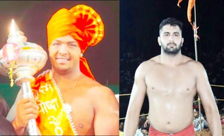 हनुमान कुस्तीगीर संघटनेच्यावतीने भव्य कुस्ती मैदानाचे आयोजन Organizing a grand wrestling arena
