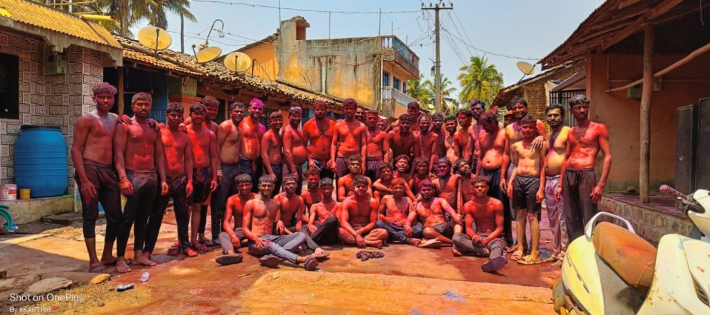 Holi-Dhulivandan in rural areas including Nandgarh