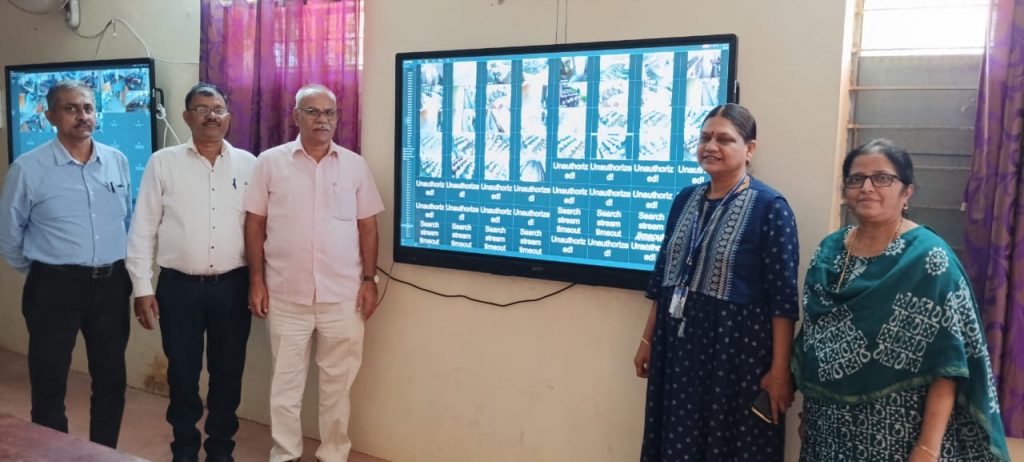 Control of examination through CCTV to prevent cheating
