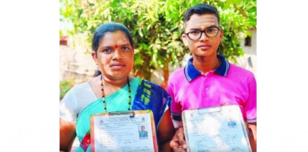 Along with the children, two mothers are also appearing for the 10th exam