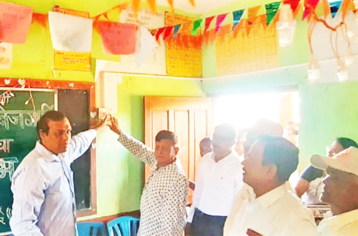 Bijgarni's son facilitated electricity supply in the high school