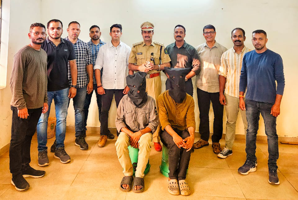 हरमल येथील कारवाईत 25 लाखाचा ड्रग्ज जप्त Drugs worth 25 lakh seized in Harmal operation