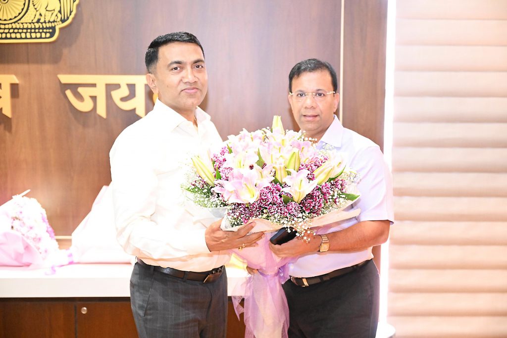 Greetings from Vishwajit Rane to Chief Minister