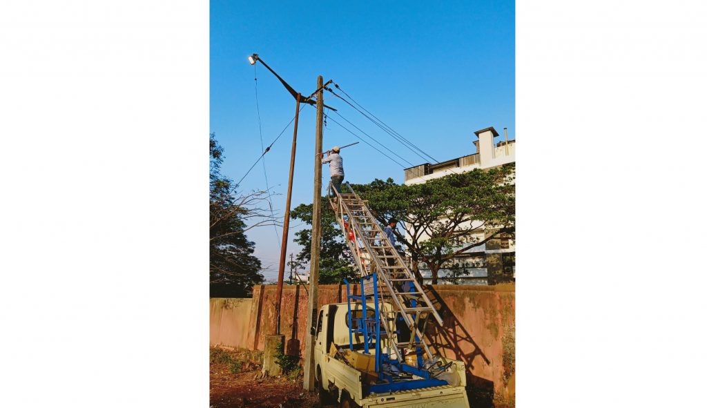 Finally, the darkness of the Lingayat cemetery is gone