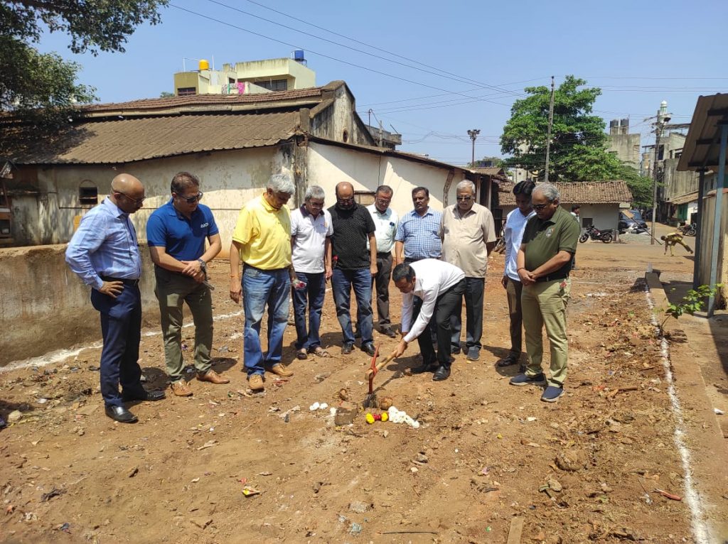 Foundation laying of Sewage Treatment Plant in Cantonment