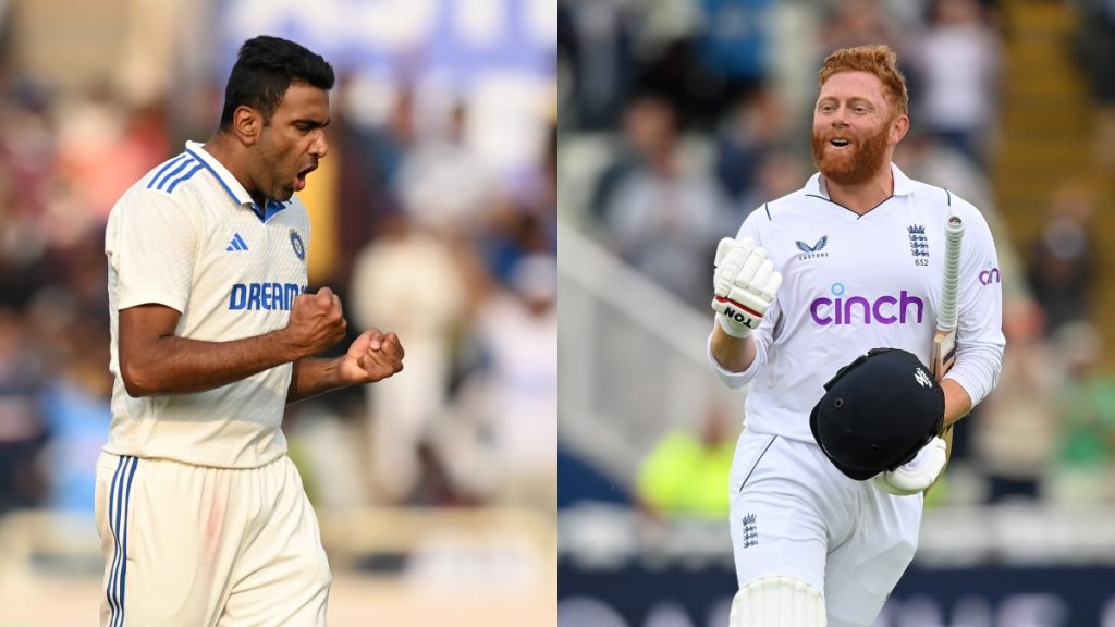 Ashwin, Bairstow to play 100th Test at Dharamsala