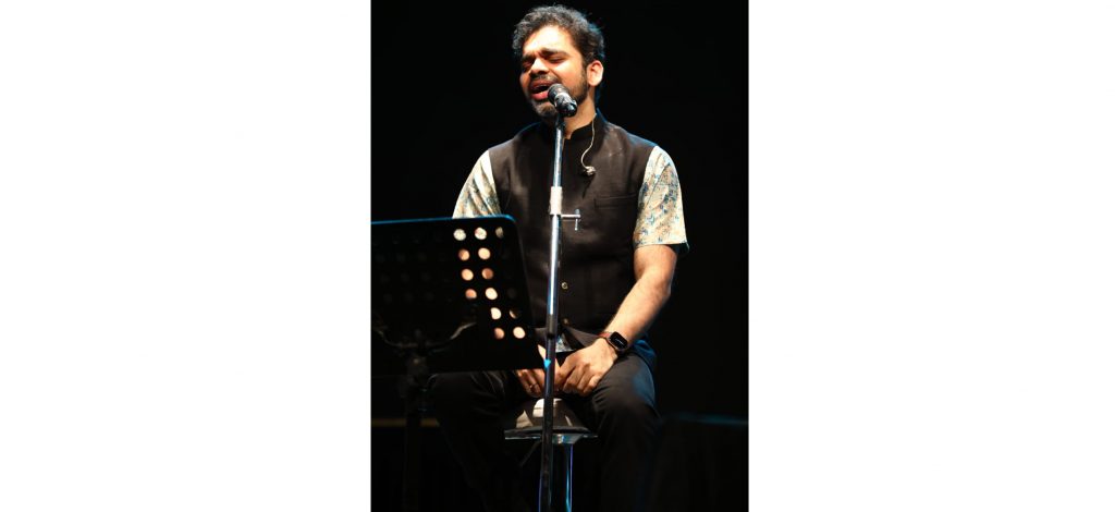 Rahul Deshpande 'Collective' program organized by Shree Mahila Society on Sunday