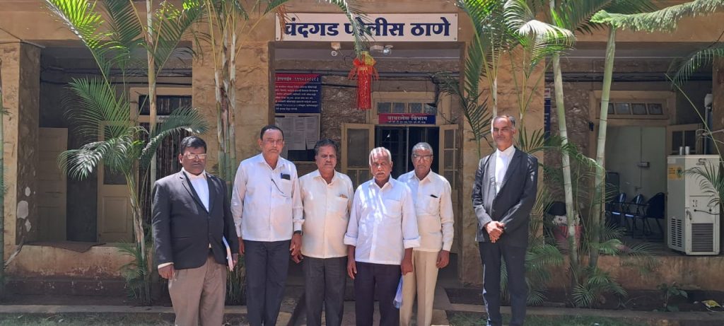 Appearing at Chandgarh Police Station and stating that