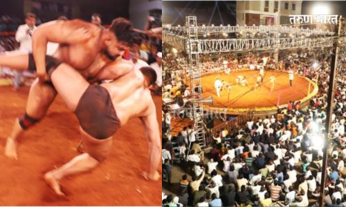 सांगरूळच्या मैदानात शिवराज राक्षे शाहू केसरीचा मानकरी; पृथ्वीराज पाटीलचा भारत मदनेवर रोमहर्षक विजय