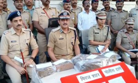 मिरजेत 19 कोटींची व्हेलमाशाची उलटी जप्त! शहर पोलिसांची कारवाई, तिघांना अटक Whale vomit worth seized Mirage City