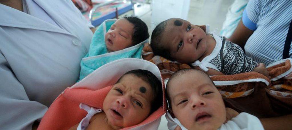 Population of India will decrease in few years