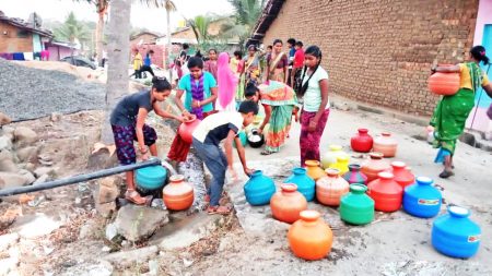 हल्याळ तालुक्यातील 80 टक्के गावांमध्ये पाणीटंचाई Water shortage in 80 percent of villages in Halyal taluka