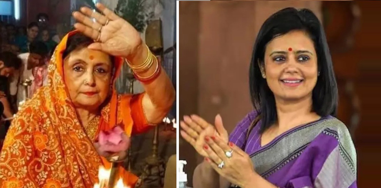 महुआ मोईत्रांविरोधात ‘राजमाता’ मैदानात At the 'Rajmata' ground against Mahua Moitra