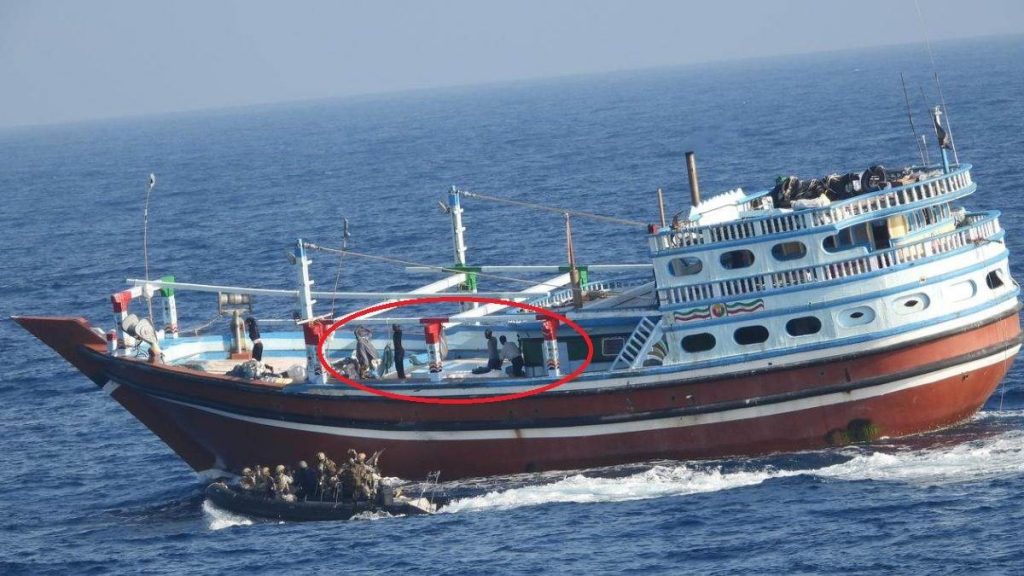 Thrill of the Indian Navy in the sea