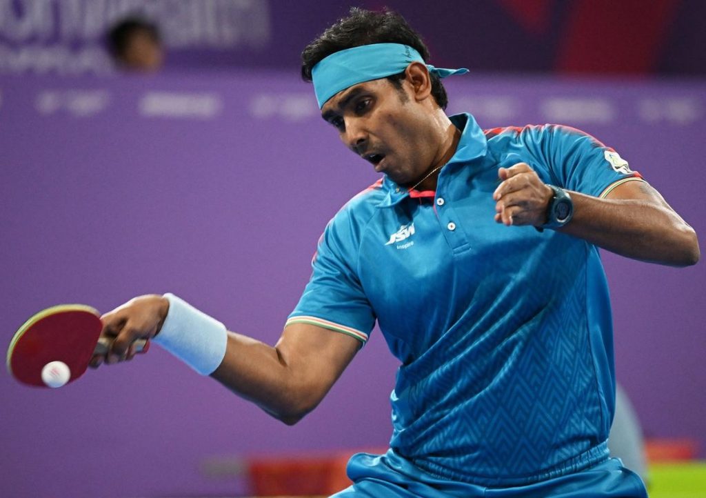 शरथ कमल उपांत्यपूर्व फेरीत Sharath Kamal in the quarterfinals