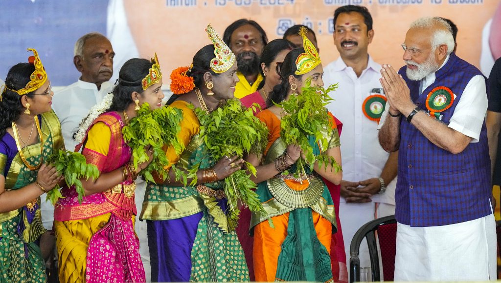 Insult of 'Hindu' religion by opposition parties: Modi