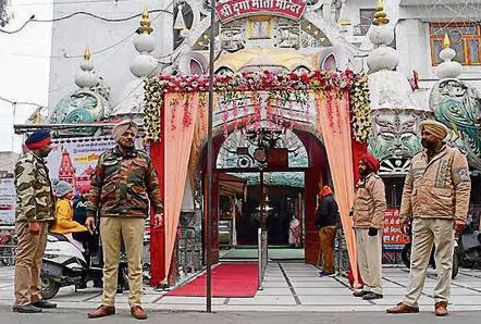 Increased security of all temples