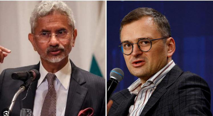 युक्रेनच्या परराष्ट्रमंत्र्यांशी एस. जयशंकर यांची चर्चा Foreign Affairs of Ukraine S. Jaishankar's discussion