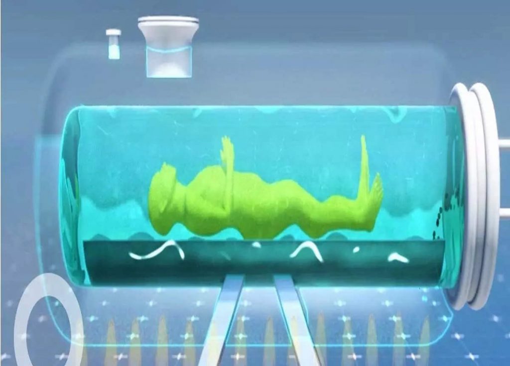 Now a human cremation in water