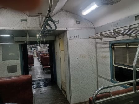 Passengers take bath in Parli Express