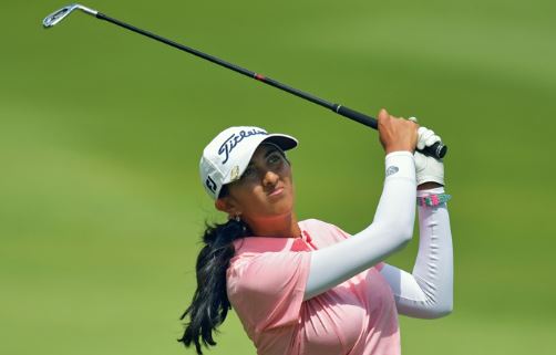 आदिती अशोक 21 व्या स्थानावर Aditi Ashok at 21st position