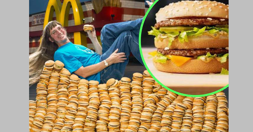 Burger eating world record